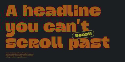 Grongert Font Poster 2