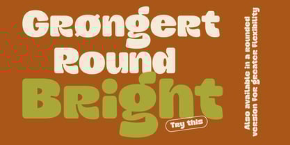 Grongert Font Poster 10