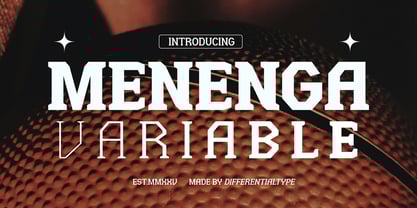 Menenga Variable Font Poster 1