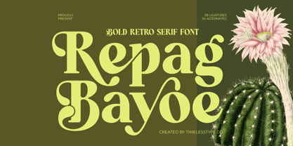 Repag Bayoe Font Poster 1