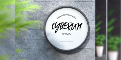 Slaught Font Poster 9