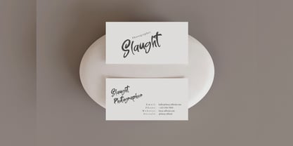 Slaught Font Poster 10