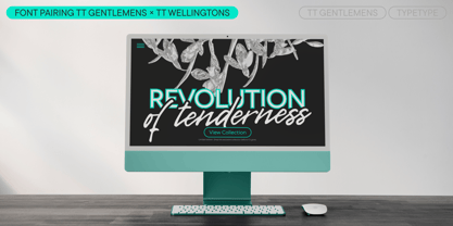 TT Gentlemens Font Poster 4