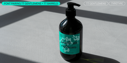 TT Gentlemens Font Poster 9
