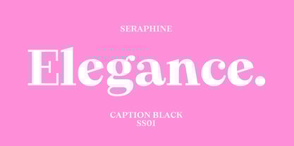 Seraphine Font Poster 14