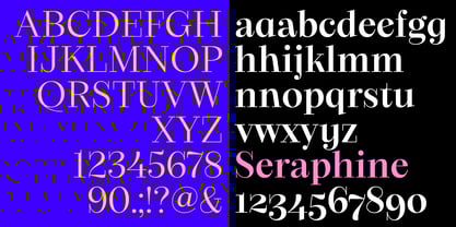 Seraphine Font Poster 12