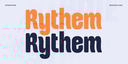 Rythem Font Poster 1
