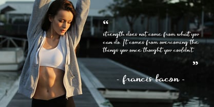 FA Tiffrose Soulle Font Poster 7