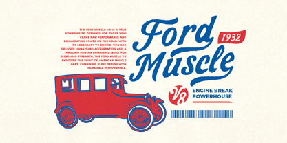 American Route Font Poster 6