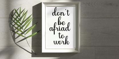 Charlotte Modern Font Poster 5