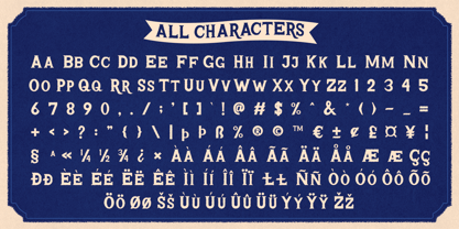 Arnod Rough Font Poster 6