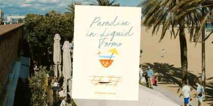 Les Romantic Font Poster 3