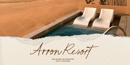 Les Romantic Font Poster 7