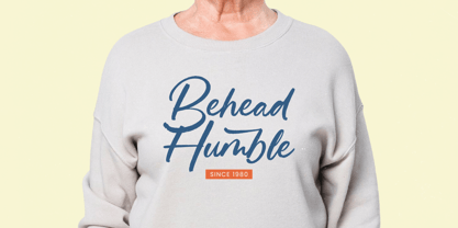 Handout Black Font Poster 2