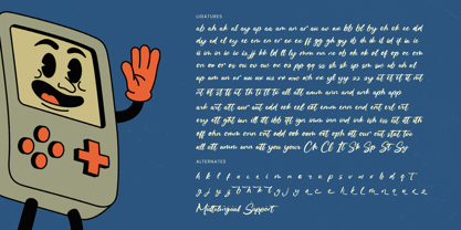 Handout Black Font Poster 15