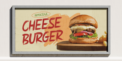 Smoke Thorn Font Poster 4