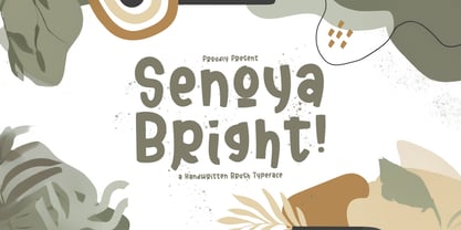 Senoya Bright Font Poster 1