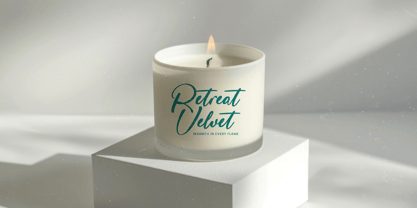 Junction Pathline Font Poster 5