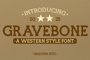 Gravebone Font Poster 1