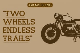 Gravebone Font Poster 5