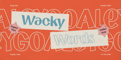 Aleygo Font Poster 2