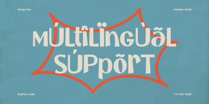 Aleygo Font Poster 8