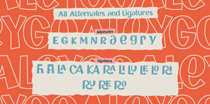 Aleygo Font Poster 7