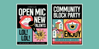 Funtastic World Font Poster 2