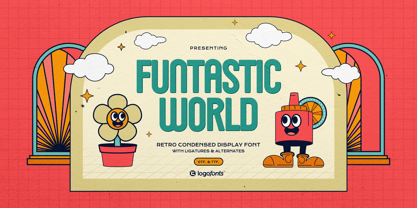 Funtastic World Font Poster 1