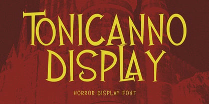 MC Tonicanno Font Poster 1