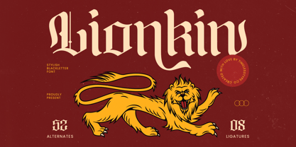 Lionkin Font Poster 1
