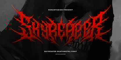 Skyreaper Font Poster 1