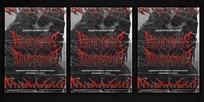 Skyreaper Font Poster 9