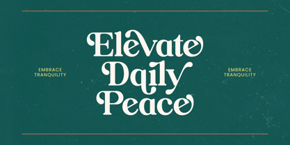 Builds Haven Font Poster 7