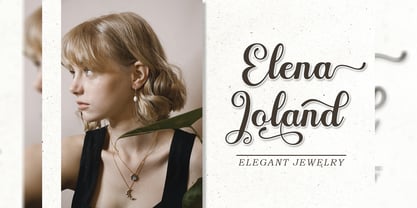 Hillany Script Font Poster 6