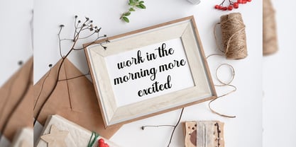 Hillany Script Font Poster 5