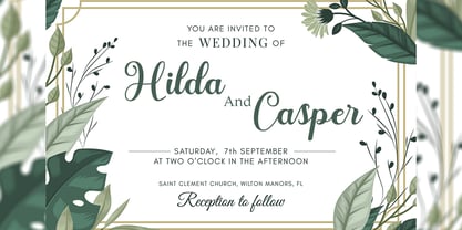 Hillany Script Font Poster 4