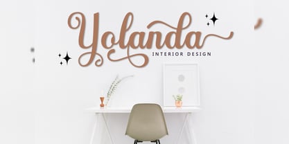 Hillany Script Font Poster 3