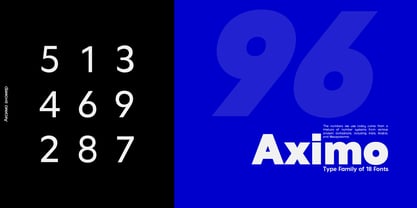 Aximo Font Poster 11