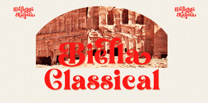 Delights Kalista Font Poster 4