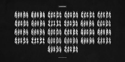 The Suicide Font Poster 12