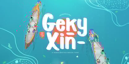 Geky Xin Font Poster 1