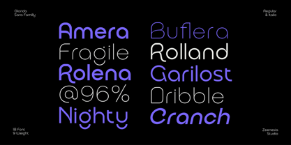 Glorida Font Poster 11