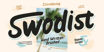 Swodist Font Poster 1