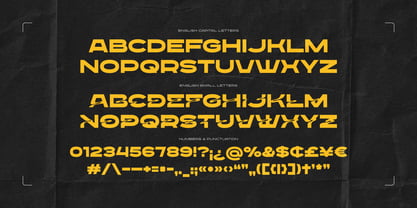 Axial Theory Font Poster 8