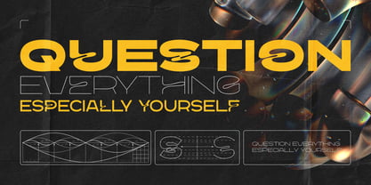 Axial Theory Font Poster 2