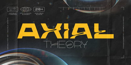 Axial Theory Font Poster 1