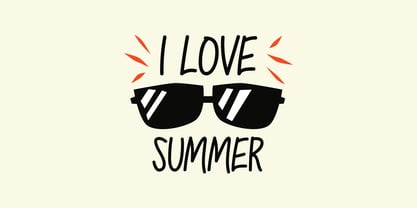 Shining Summer Font Poster 5