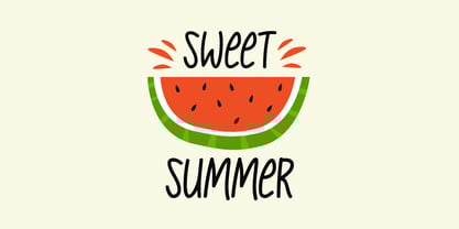 Shining Summer Font Poster 3