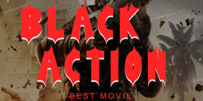 Battle Hunter Font Poster 3